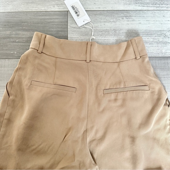 Reformation Lucas Pant Khaki Pleated - Picture 9 of 12